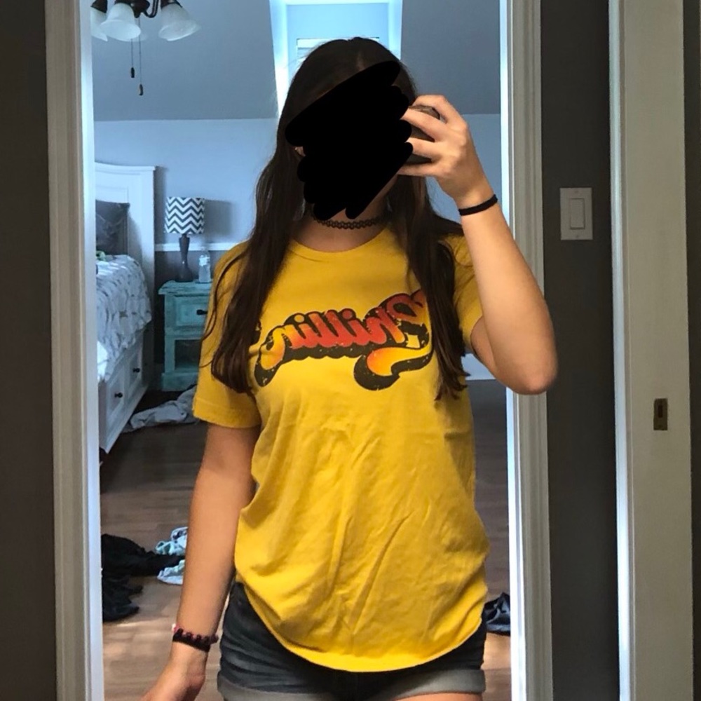 Yellow t-shirt